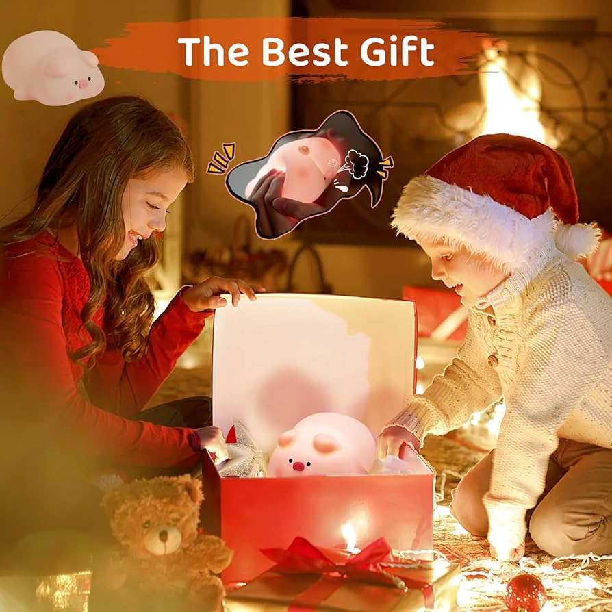 Piggy Night Light Lamp