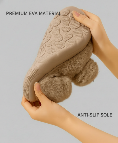 Fluffy Puppy Slippers