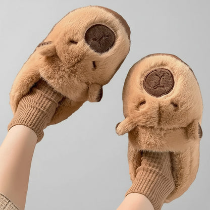 Capybara Plush Slippers