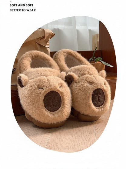 Capybara Plush Slippers