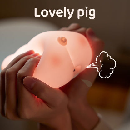 Piggy Night Light Lamp