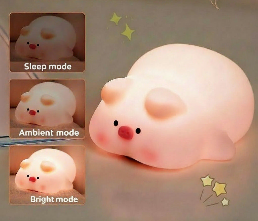 Piggy Night Light Lamp