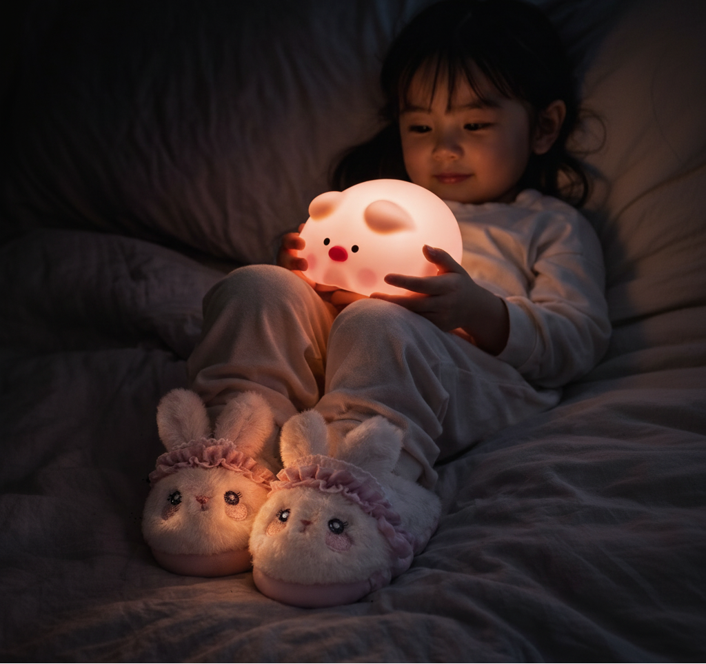 Piggy Night Light Lamp