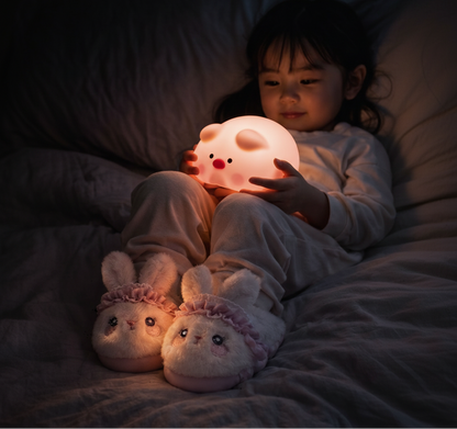 Piggy Night Light Lamp