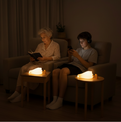 Laying Duck Night Light