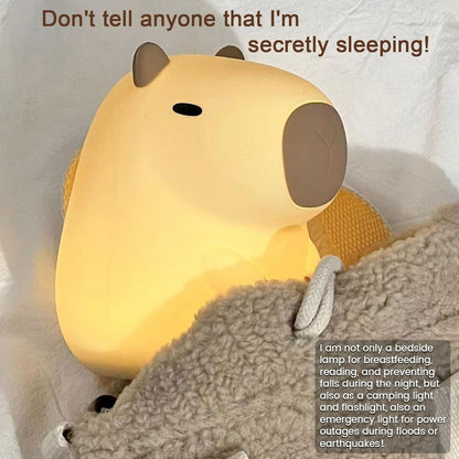 Capybara Comfort Night Light