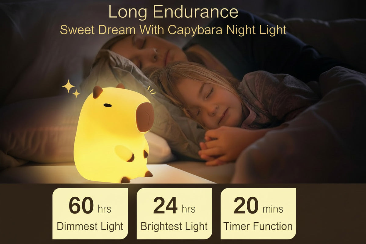 Capybara Comfort Night Light
