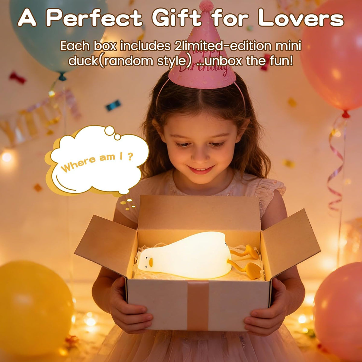 Laying Duck Night Light