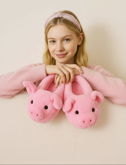 Piggy Cozy Full Slippers