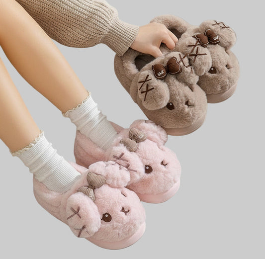Fluffy Puppy Slippers