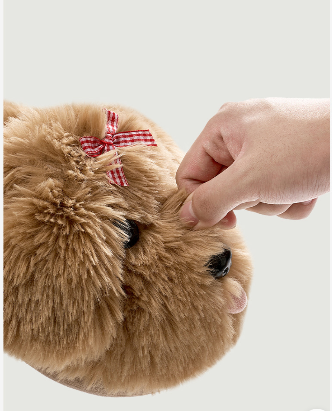 Fluffy Maltese Puppy Slippers