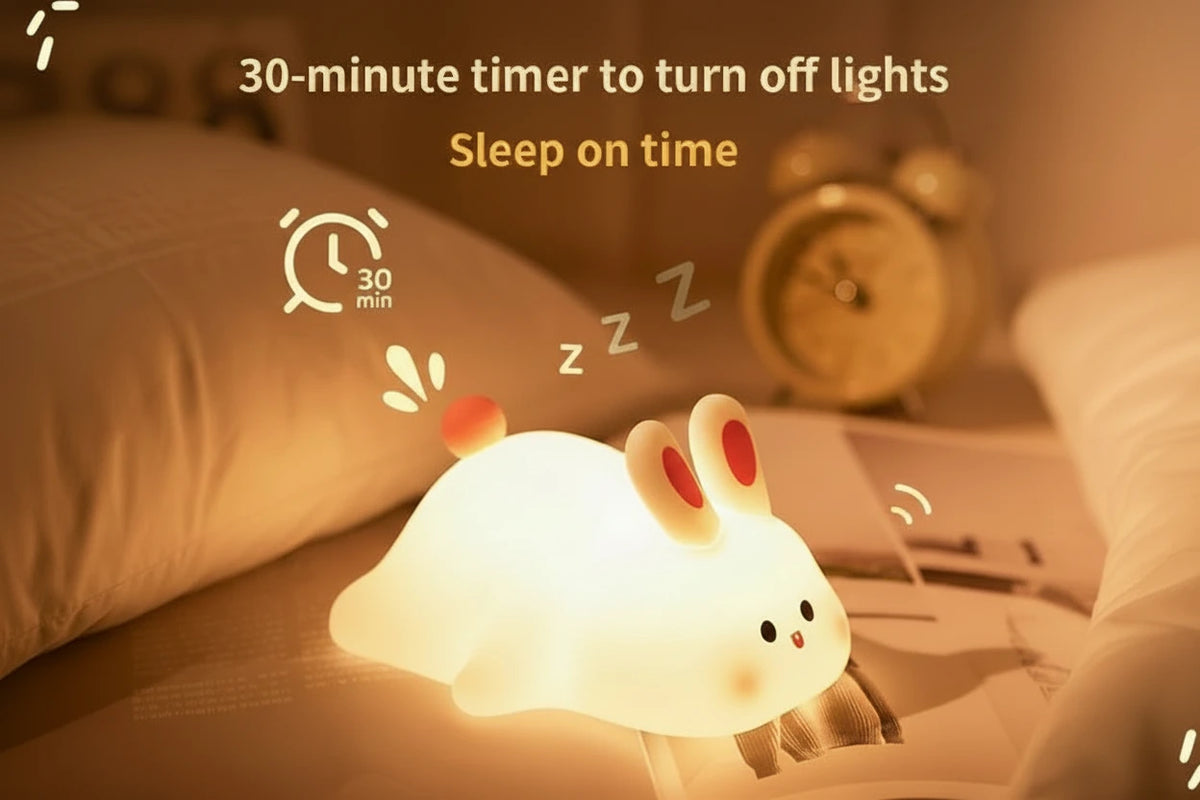 Rabbit Night Light Lamp